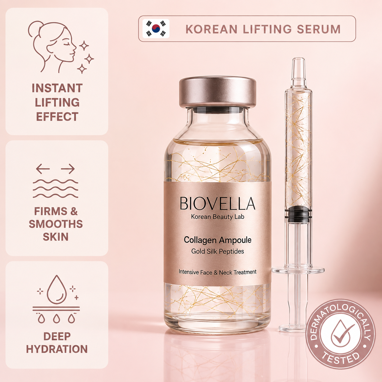 BioVella – Korean Lifting-Effect Serum (Visible from the First Application)